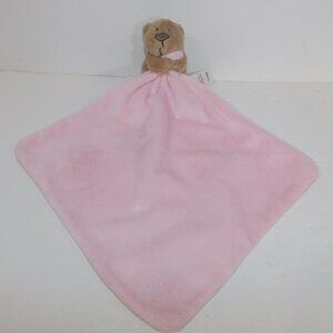 George Walmart Pink Brown Bear Security Blanket Baby Lovey Nunu Soother Plush
